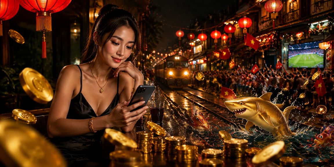 Người chơi sử dụng voucher thành công trong chợ đêm Hà Nội