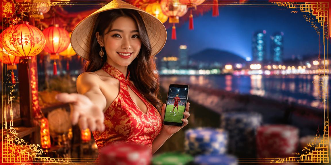 Người dùng tại chợ đêm Vũng Tàu theo dõi kết quả cá cược thể thao